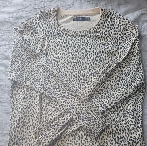 Leopard print sweater